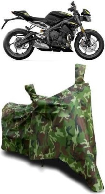 malti Waterproof Two Wheeler Cover for Triumph(Street Triple RS BS6, Multicolor)