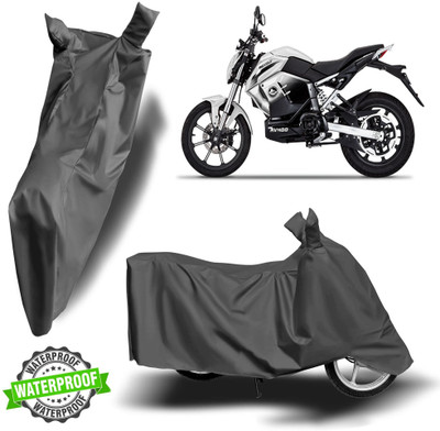NG Auto Front Waterproof Two Wheeler Cover for Revolt(RV 400, Grey)