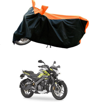 DeepShakshi AUTOMOTIVE Waterproof Two Wheeler Cover for Bajaj(Pulsar 200 NS DTS-i, Orange)
