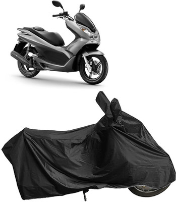 DIGGU Two Wheeler Cover for Honda(PCX 125 BS6, Black)