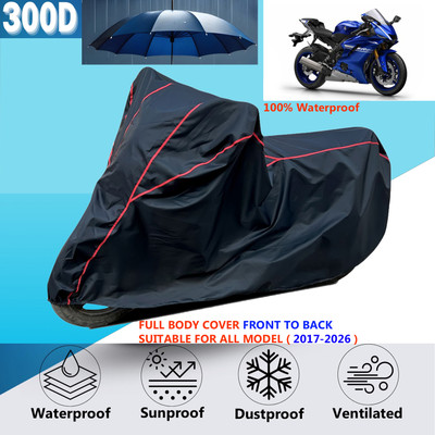 OliverX Waterproof Two Wheeler Cover for Yamaha(YZF R25, Black)