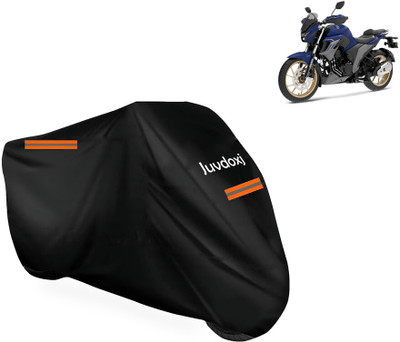 Juvdoxj Waterproof Two Wheeler Cover for Yamaha(Fazer-250 BS6, Black)