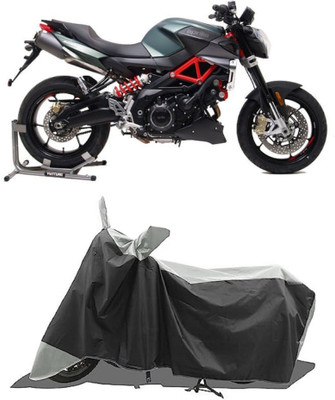 GROFATIK Two Wheeler Cover for Aprilia(Shiver 900 BS6, Grey)