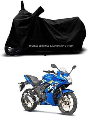 DeepShakshi AUTOMOTIVE Waterproof Two Wheeler Cover for Suzuki(Gixxer SF, Black)