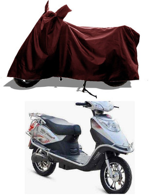 GROFATIK Two Wheeler Cover for Hero(Electric Flash BS6, Maroon)