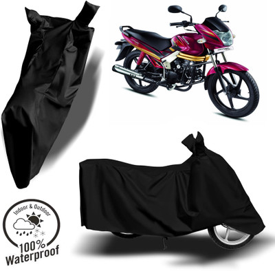 Autoinnovation Waterproof Two Wheeler Cover for Mahindra(Centuro, Black)