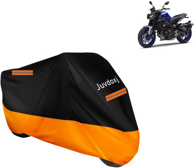 Juvdoxj Waterproof Two Wheeler Cover for Yamaha(MT-09, Orange)