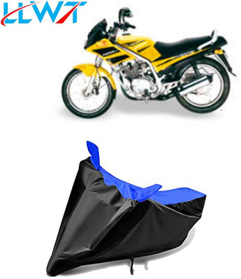 KPIND Waterproof Two Wheeler Cover for Kinetic(GF Lazer, Black, Blue)
