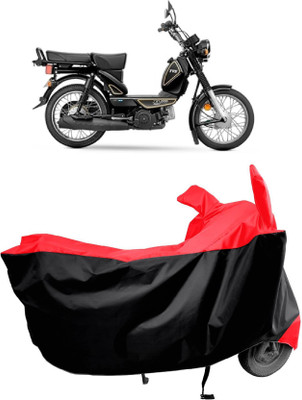 KEDIT Two Wheeler Cover for TVS(XL 100 Comfort, Red)