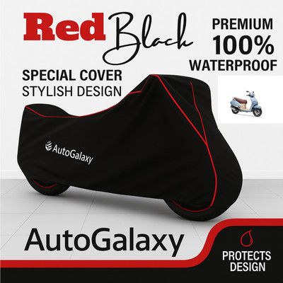 AutoGalaxy Waterproof Two Wheeler Cover for TVS(Jupiter Grande, Black)