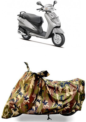 VESMEI Waterproof Two Wheeler Cover for Hero(Duet VX 110CC BS6, Multicolor)