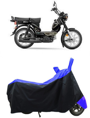 Coxtor Waterproof Two Wheeler Cover for TVS(Heavy Duty, Blue)