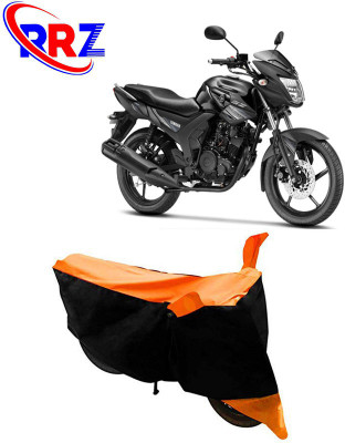RRZ Waterproof Two Wheeler Cover for Yamaha(SZ-RR, Black, Orange)
