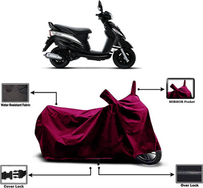 AASHTIK MART Two Wheeler Cover for Mahindra(Rodeo UZO, Maroon)