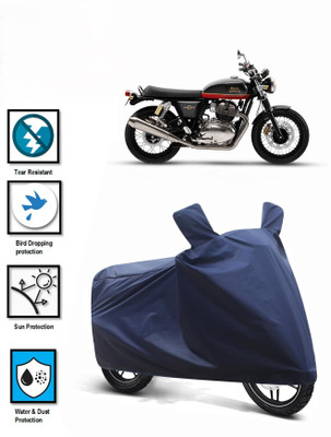 DeepShakshi AUTOMOTIVE Two Wheeler Cover for Royal Enfield(Interceptor 650, Blue)