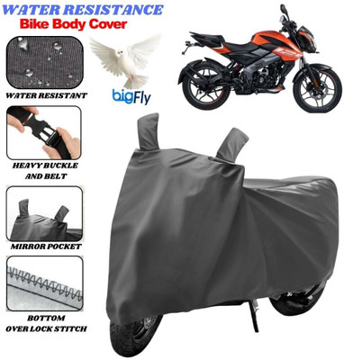 BigFly Two Wheeler Cover for Bajaj(Pulsar NS125, Grey)