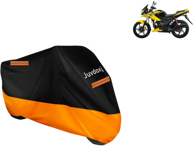 Juvdoxj Waterproof Two Wheeler Cover for Honda(CBF Stunner, Orange)