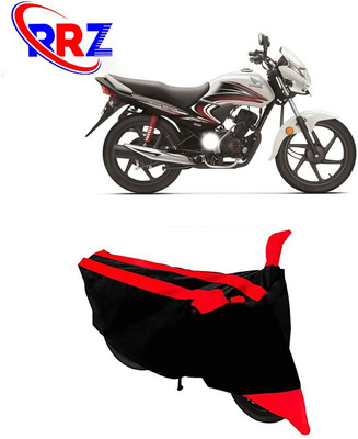 RRZ Waterproof Two Wheeler Cover for Honda(Dream Yuga, Black, Red)