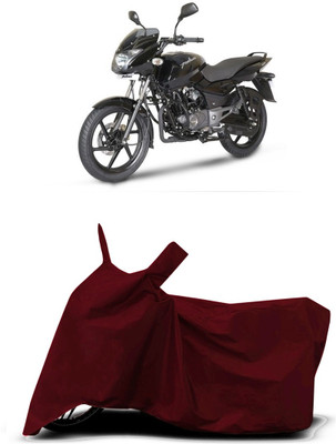VESMEI Two Wheeler Cover for Bajaj(Pulsar 180, Red)