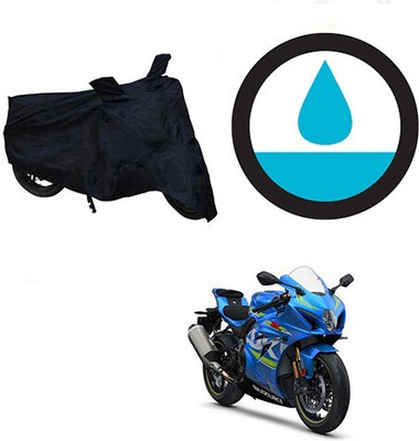 DeepShakshi AUTOMOTIVE Waterproof Two Wheeler Cover for Suzuki(GSX, Black)