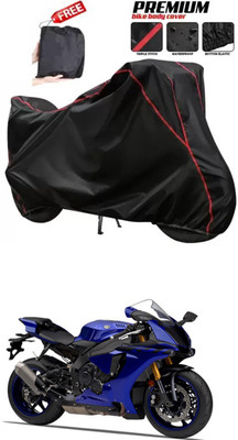 DeepShakshi AUTOMOTIVE Two Wheeler Cover for Yamaha(YZF-R1, Black)