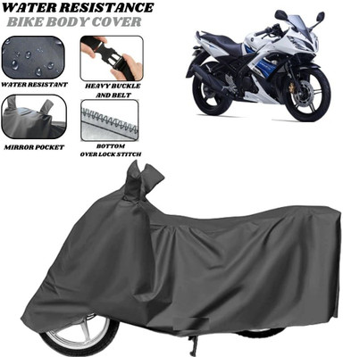 SRP PRODUCT Waterproof Two Wheeler Cover for Yamaha(R15 s, Grey)