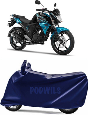 PODWILS Two Wheeler Cover for Yamaha(FZ-S, Blue)