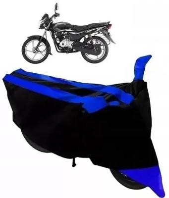 RONISH Waterproof Two Wheeler Cover for Bajaj(Platina, Black, Blue)