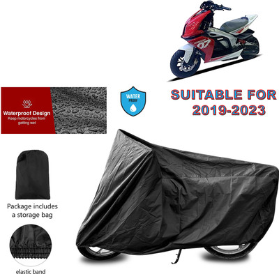 PAGORA Waterproof Two Wheeler Cover for TVS(Creon BS6, Black)