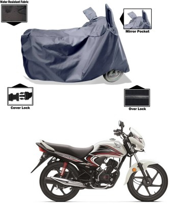 PAGORA Waterproof Two Wheeler Cover for Honda(Dream Yuga, Grey)