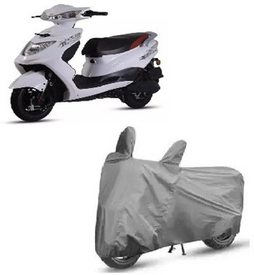JVBRANGI Two Wheeler Cover for Ampere(Zeal, Grey)