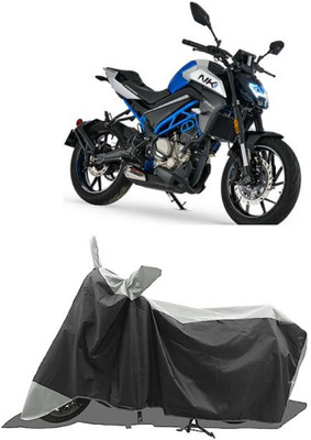 GROFATIK Two Wheeler Cover for CFMoto(300, White)