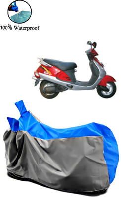APNEK Waterproof Two Wheeler Cover for Kinetic(Nova, Grey, Blue)