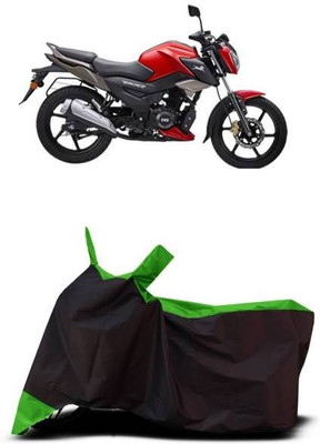 RAAMKM Waterproof Two Wheeler Cover for TVS(Raider, Green)