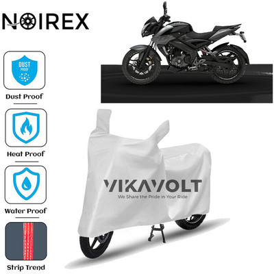 NOIREX Waterproof Two Wheeler Cover for Bajaj(Pulsar NS 200, Silver)