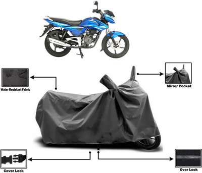 Amexride Two Wheeler Cover for Bajaj(XCD 135, Grey)