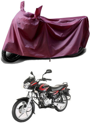 THE REAL ARV Waterproof Two Wheeler Cover for Bajaj(Discover, Maroon)