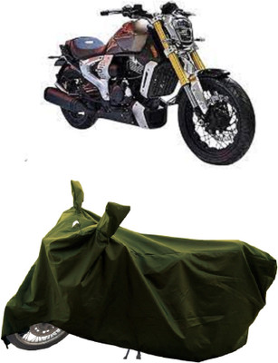 GROFATIK Two Wheeler Cover for TVS(Zeppelin BS6, Green)