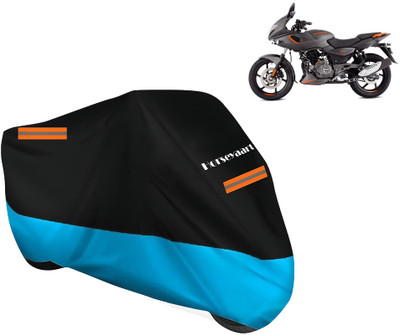 Horseyaart Waterproof Two Wheeler Cover for Bajaj(Pulsar 180F BS6, Blue)