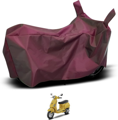 GOSHIV-car and bike accessories Two Wheeler Cover for Piaggio(Vespa LX 125, Maroon)