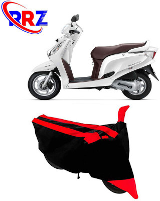 AutoGalaxy Waterproof Two Wheeler Cover for Honda(Aviator, Black, Red)