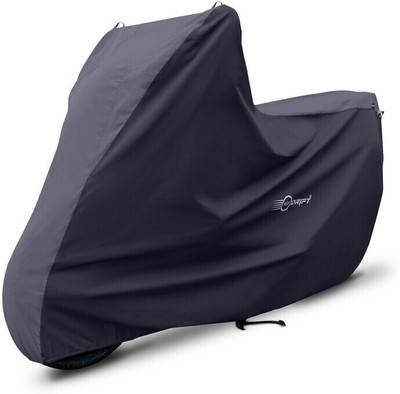 Neodrift Two Wheeler Cover for Vespa(Elegante 150, Grey, Black)