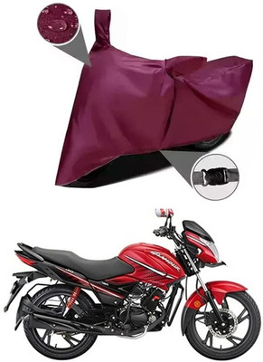 AASHTIK MART Two Wheeler Cover for Hero(New Glamour, Maroon)