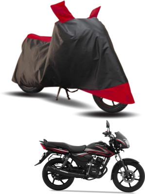 KEDIT Two Wheeler Cover for TVS(Phoenix 125, Red, Black)