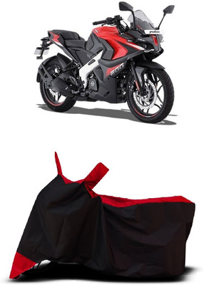 VESMEI Two Wheeler Cover for Bajaj(Pulsar 200NS FI, Red)