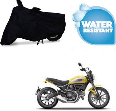 MMSSTAR Waterproof Two Wheeler Cover for Ducati(Scrambler, Black)