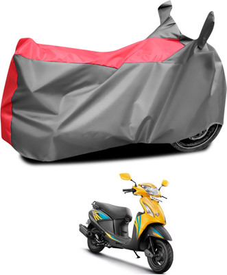 PAGORA Waterproof Two Wheeler Cover for Hero(Pleasure, Grey, Red)