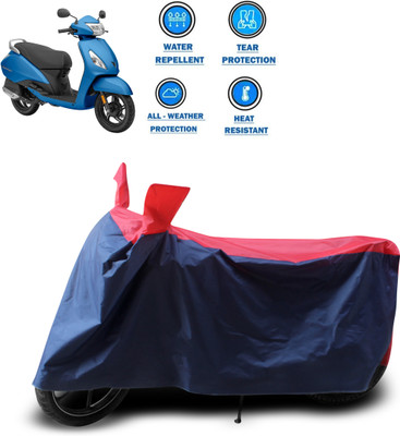 CODOKI Waterproof Two Wheeler Cover for TVS(Jupiter classic, Red)