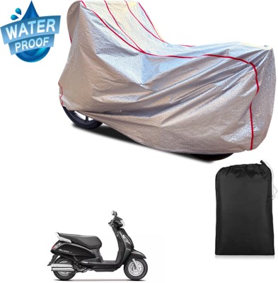 PAGORA Waterproof Two Wheeler Cover for Suzuki(Access 125, Silver)