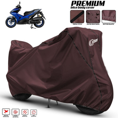 xodi Two Wheeler Cover for Yamaha(Aerox 155 Maxi BS6, Maroon, Black)